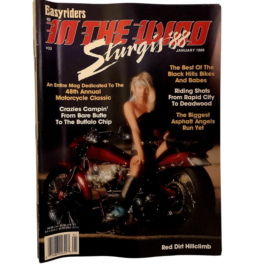 Vintage Easyriders, In The Wind #33, Vintage January 1989